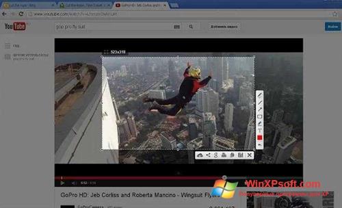 Скриншот программы Экранные ножницы для Windows XP