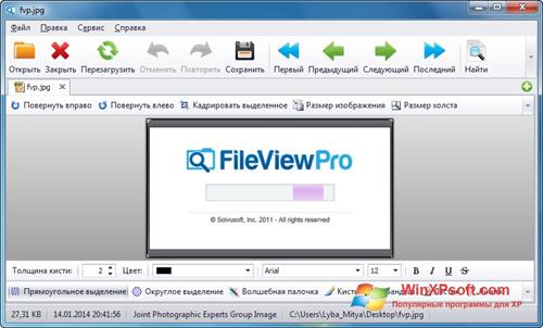 Скриншот программы FileViewPro для Windows XP
