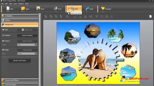 Скриншот программы Photo Collage для Windows XP