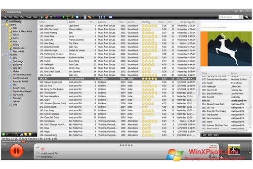 Скриншот программы MediaMonkey для Windows XP